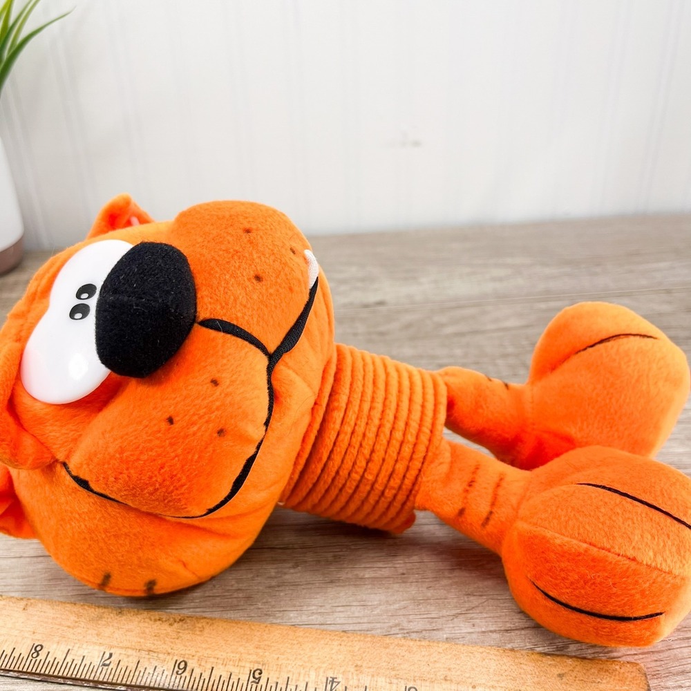 Nanco Slinky Pets 1999 Heathcliff Toy Window Cling Suction Cup Toy Cat Slinky